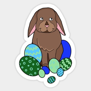 Easter bunny design Sticker